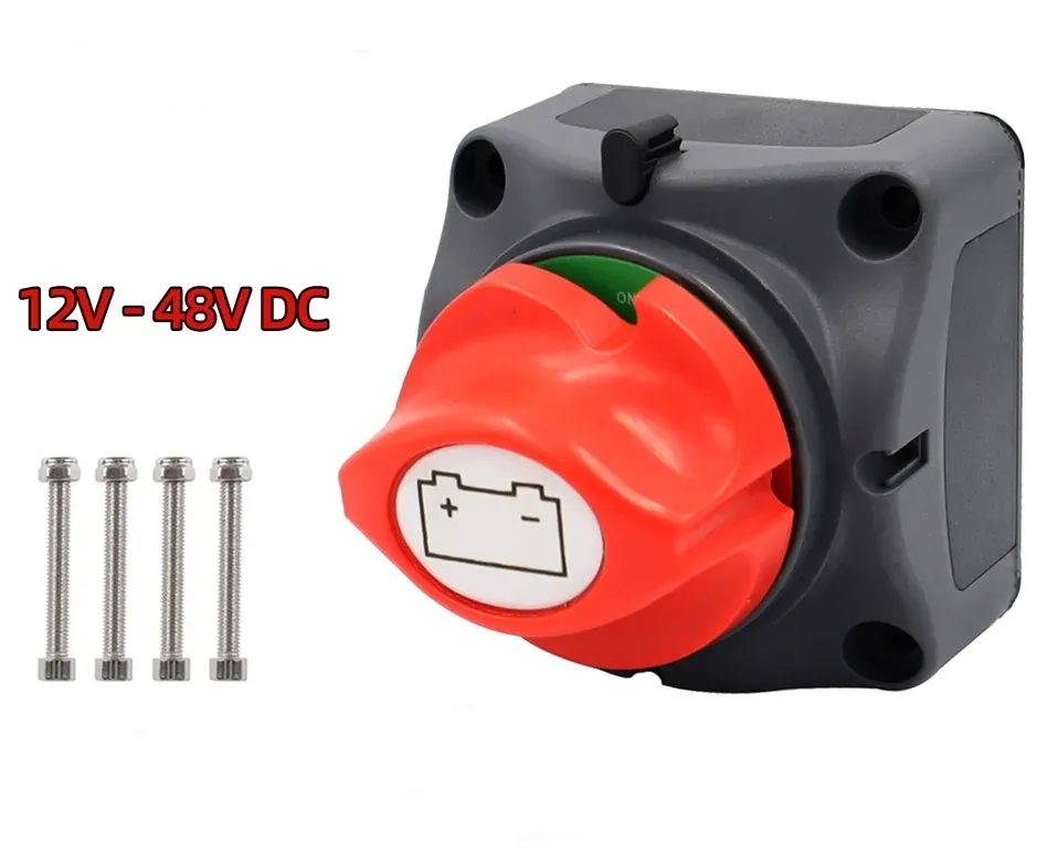 AKÜ DEVRE KESİCİ ŞALTERİ 275A 2P 12-24V ve 48V ON-OFF 275 AMPER 
