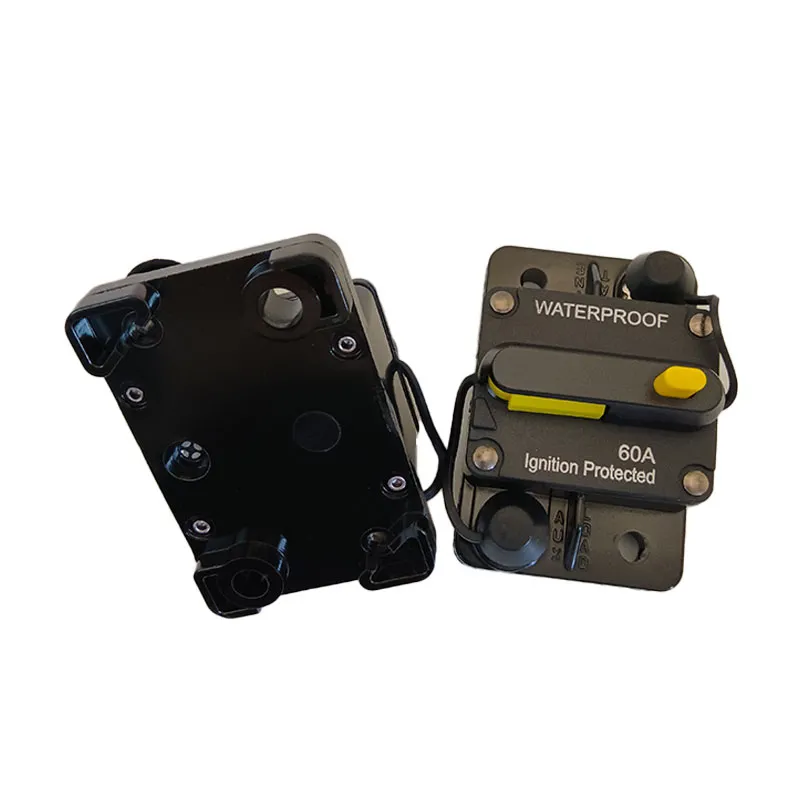 AKÜ DEVRE KESİCİ ŞALTERİ 60A OTOMATİK 12V - 24V